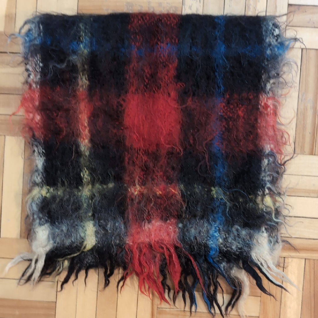 Vintage 100% Mohair Scarf